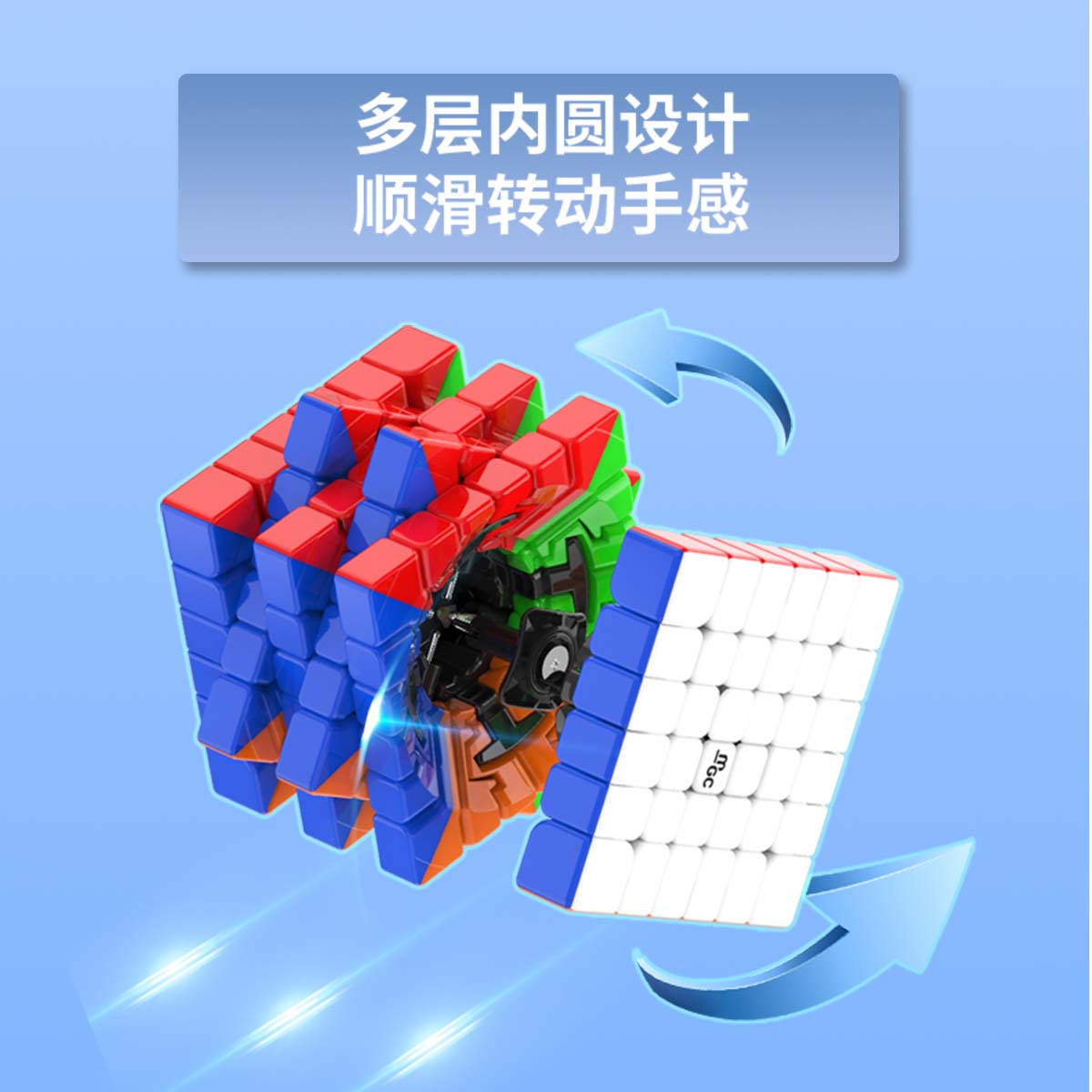 永骏五阶磁力魔方5阶比赛专用四阶MGC456六七阶专业竞速益智玩具