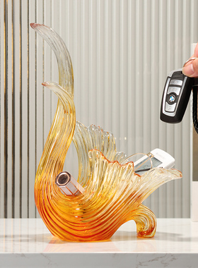 一物多用红酒架摆件钥匙收纳玄关