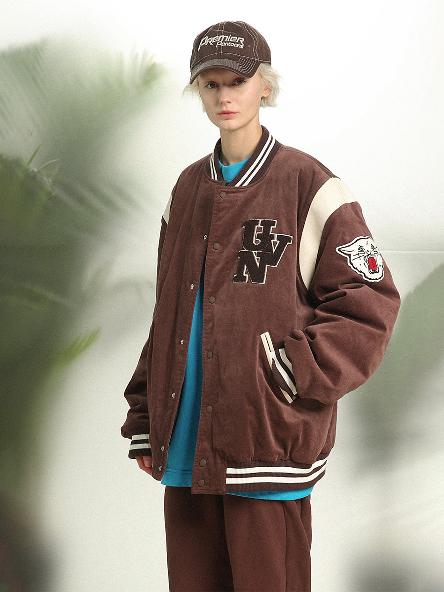 unvesno伊索寓言毛巾潮牌冬季虎头 unvesno夹克