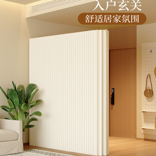 十八纸屏风隔断移动折叠房间隔离板隔墙玄关屏风隔断客厅2026新款 - 图0