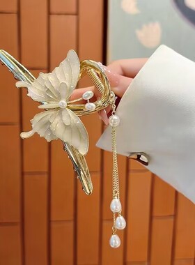 抓夹森系蝴蝶流苏超仙