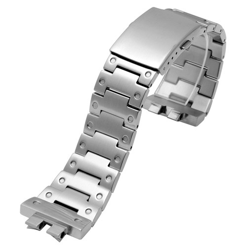 代用卡西欧G-SHOCK小方块金砖银砖GMW-B5000金属表带改装精钢配件 - 图3