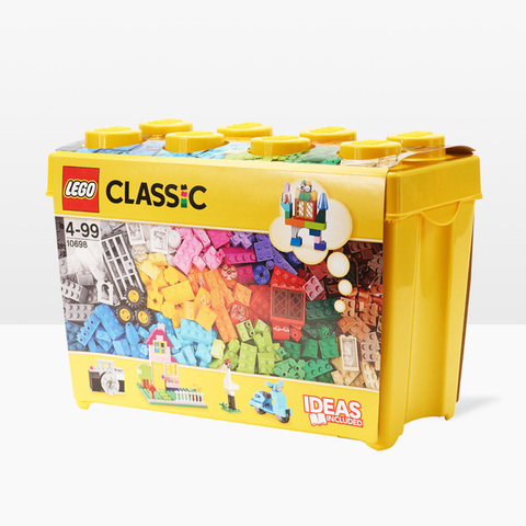 LEGO乐高经典创意大号积木盒10698小颗粒桶装拼插益智儿童玩具礼