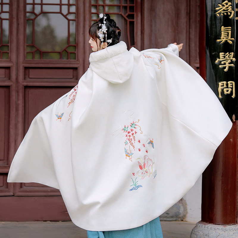中国风古装斗篷秋冬季中长款汉服 悦依瑞汉服
