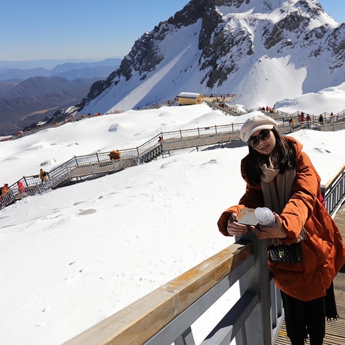 丽江玉龙雪山纯玩一日游小团大索道门票云南旅游蓝月谷专车接送