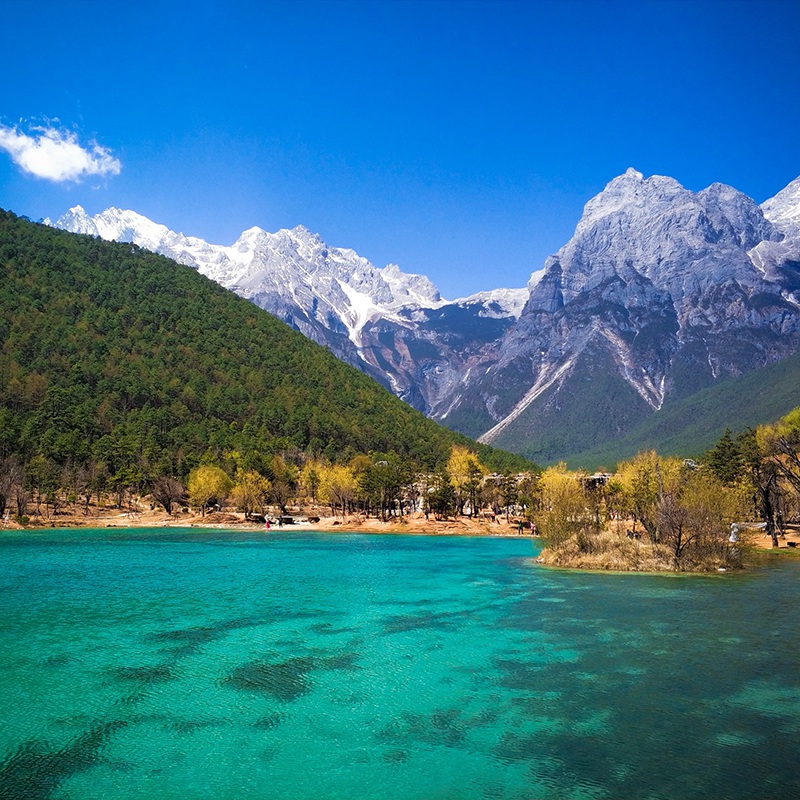 丽江玉龙雪山纯玩一日游小团 大索道门票 云南旅游蓝月谷专车接送