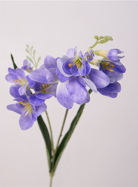 香雪兰仿真花假花手感保