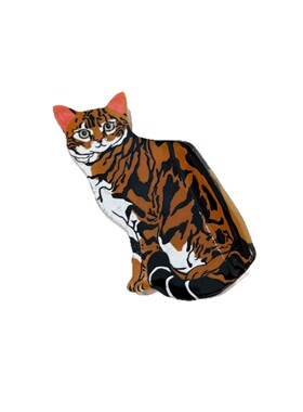 韩系卡通孟加拉豹猫鲨鱼夹