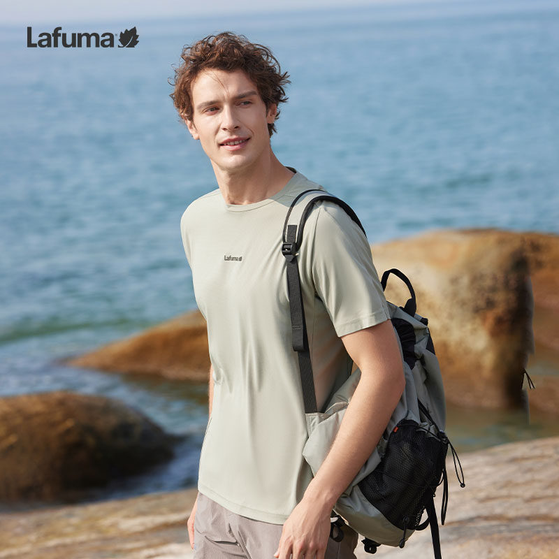 LAFUMA乐飞叶春夏新品速干防晒UPF50+短袖T恤男运动休闲圆领上衣,淘宝优惠券,粉丝福利购,淘宝优惠卷