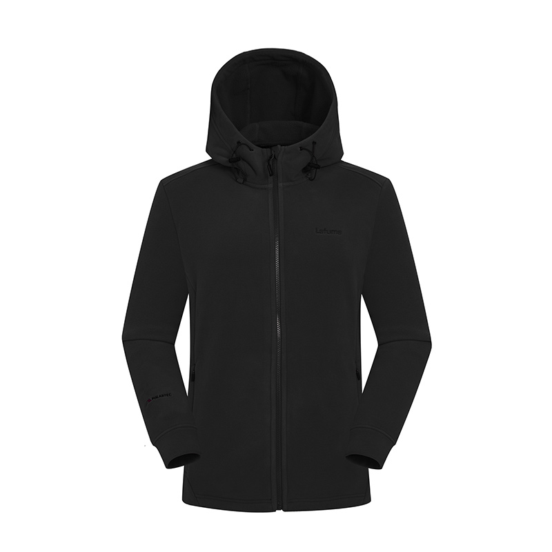 LAFUMA乐飞叶户外通勤Polartec保暖抓绒衣男摇粒绒休闲连帽外套 - 图3