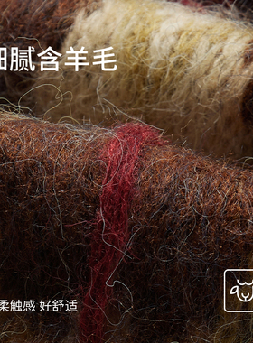 女士菱形格针织腊肠条围巾