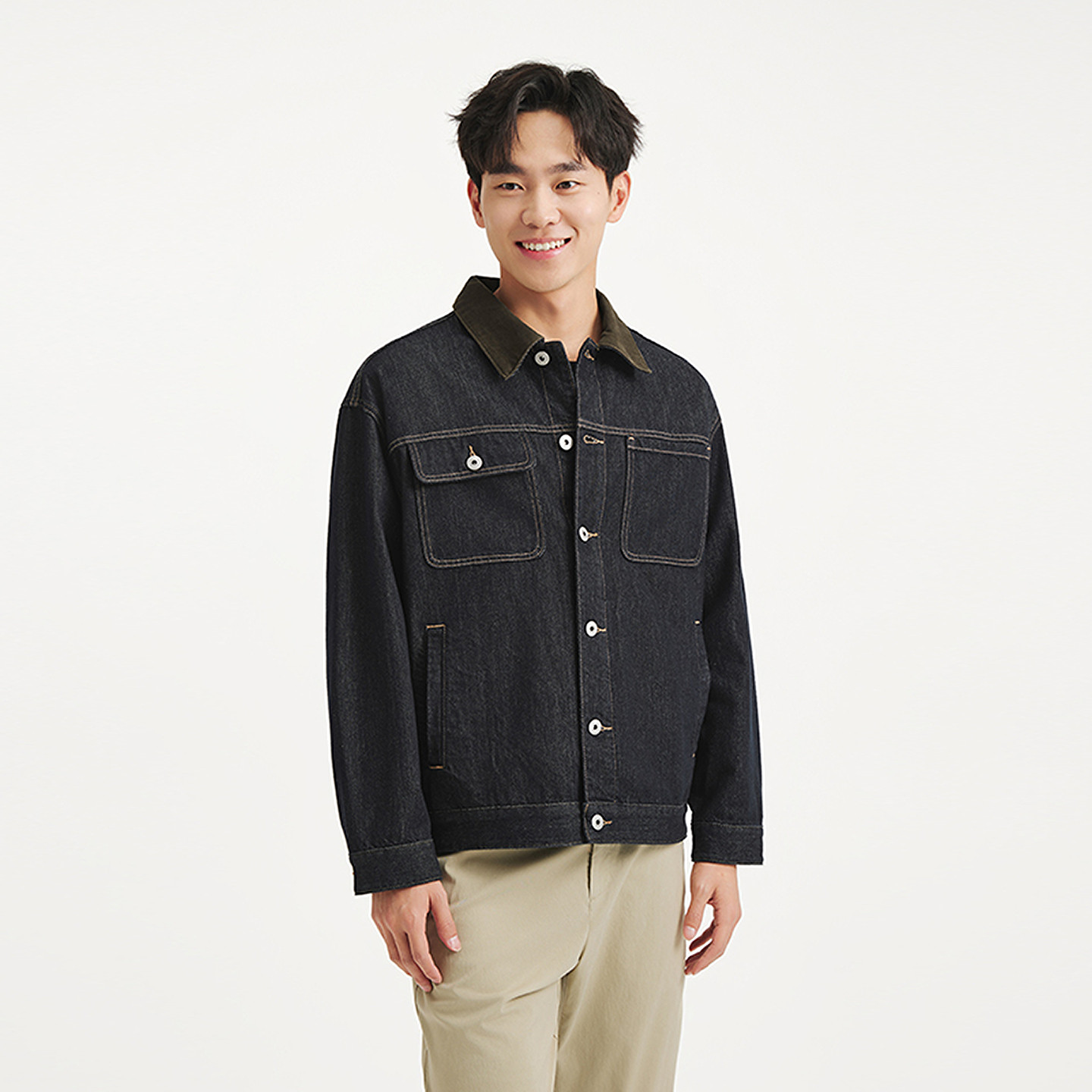 热风2025年秋季新款男士经典翻领夹克简约大气百搭外套宽松休闲,淘宝优惠券,粉丝福利购,淘宝优惠卷