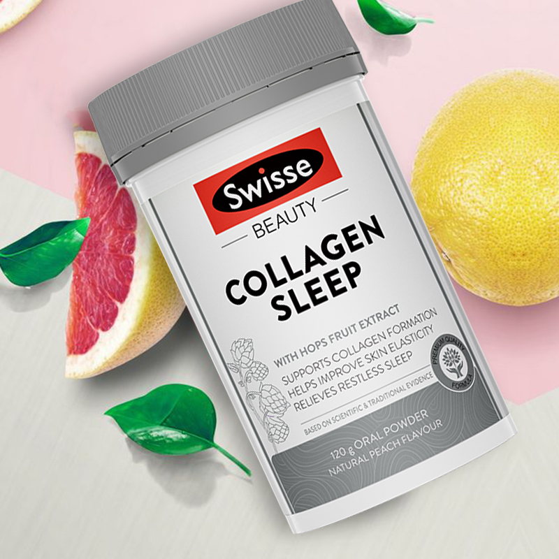 swisseNHL海外专卖【热巴同款】Swisse晚安胶原蛋白肽粉120g好梦舒眠焕活肌肤专享3