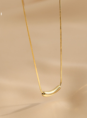 法式项链花迹冷淡风颈链首饰潮