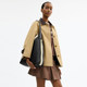 Coach women's shearling BROOKLYN size 39 shoulder bag hobo bag handbag