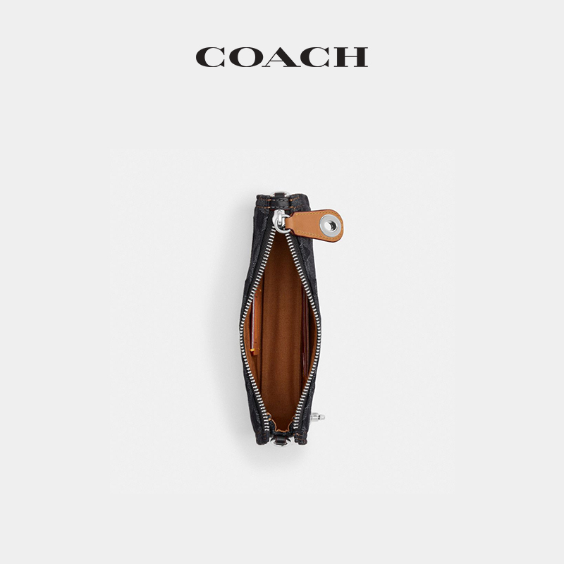 【新品】COACH/蔻驰女士经典标志牛仔丹宁PENN单肩包高级感 - 图3