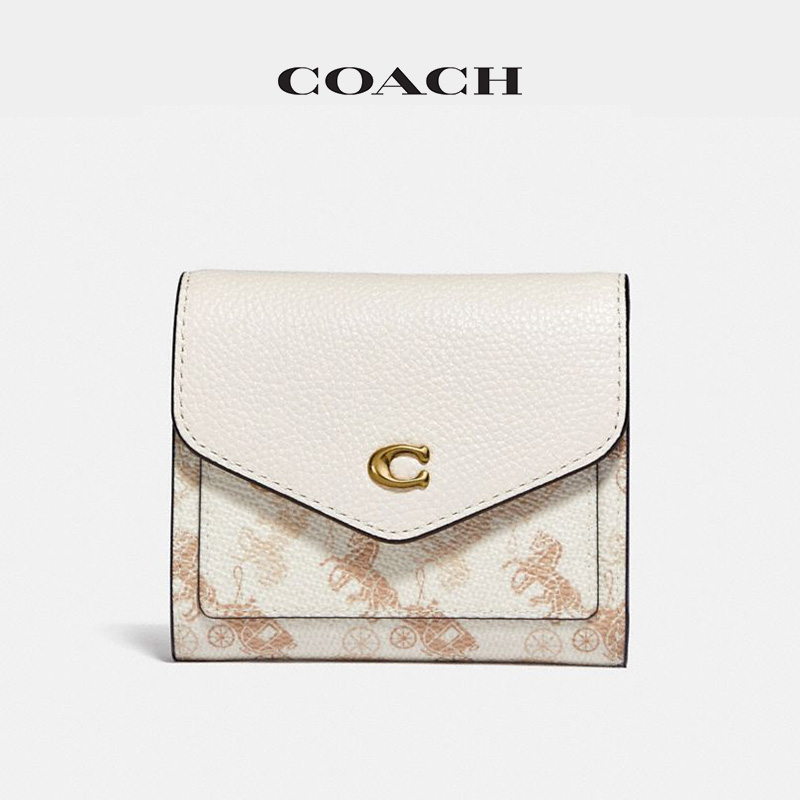 COACH/蔻驰女士简约马车图案WYN钱包时尚潮流百搭