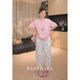 Fat mm plus size women's polka dot carrot pants summer loose casual pants ເກົ້າຈຸດ