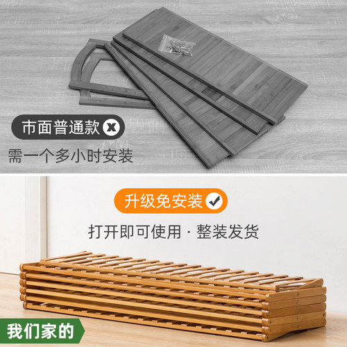 木马人折叠鞋架子简易门口家用经济型小鞋柜收纳神器宿舍多层防尘 - 图2