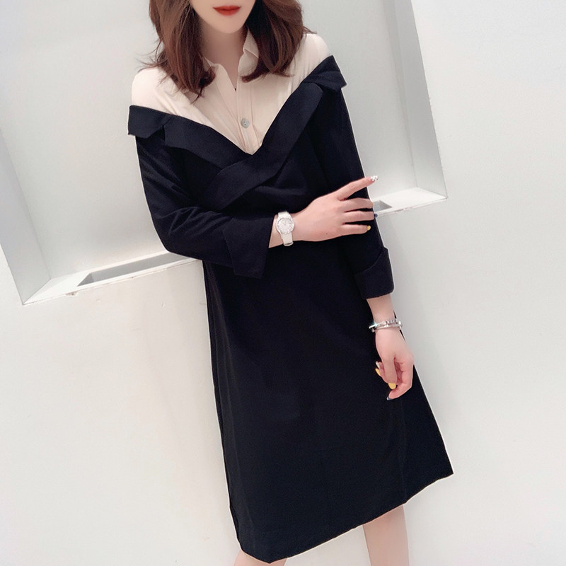 欧货潮气质宽松显瘦2020新款连衣裙 蜜恒连衣裙