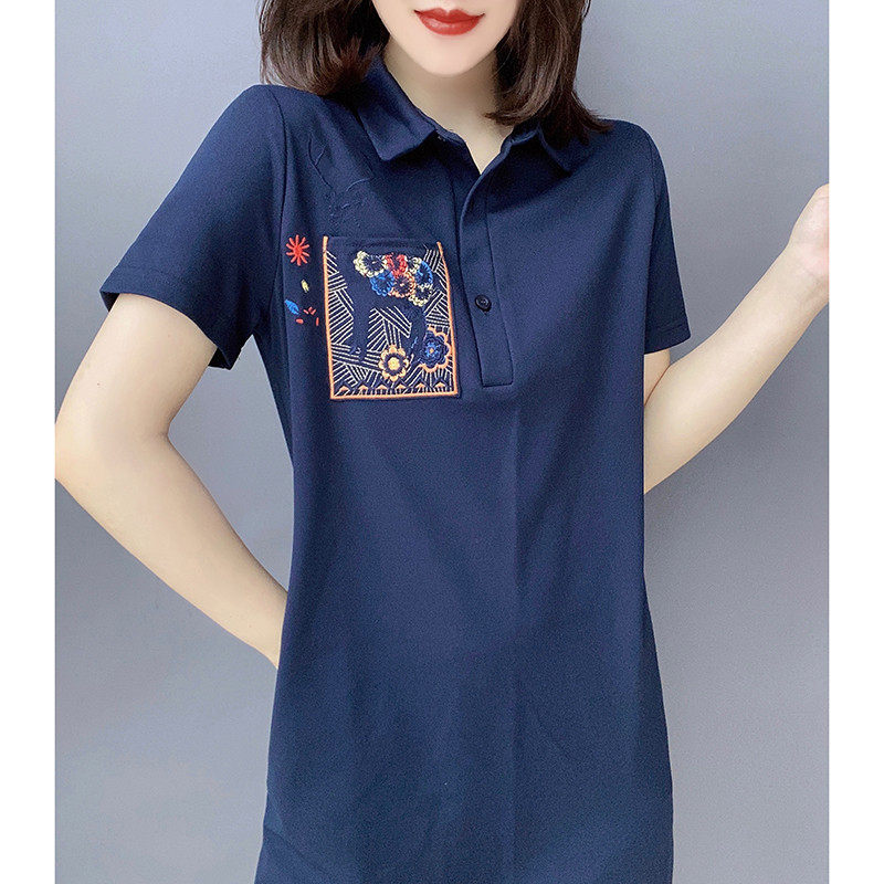休闲减龄显瘦纯色短款polo连衣裙 蜜恒连衣裙