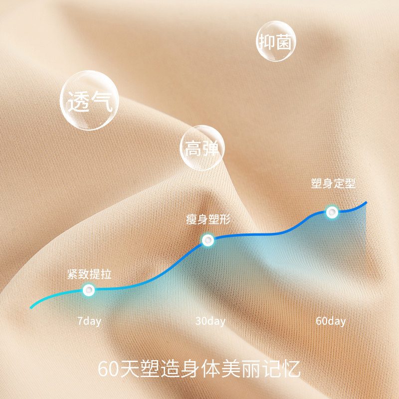 5d后脱式束身塑身无痕瘦肚子收腹衣 森滋形塑身连体衣