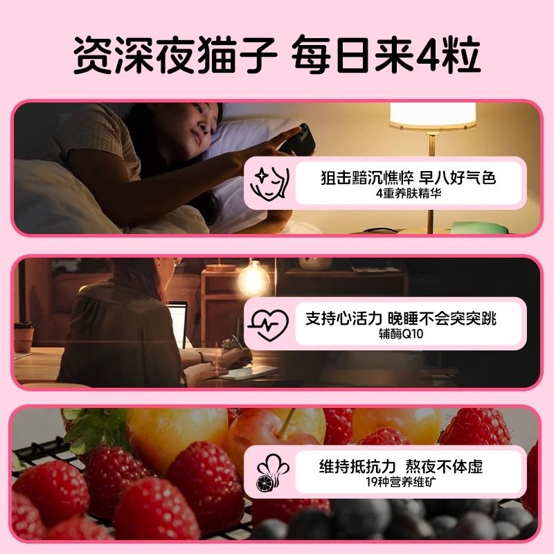 ISDG办公室人群营养包女性熬夜加班胶原蛋白辅酶q10复合维生素,淘宝优惠券,粉丝福利购,淘宝优惠卷