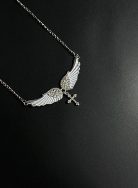Vintage 古著【Rescue Wings】项链.白