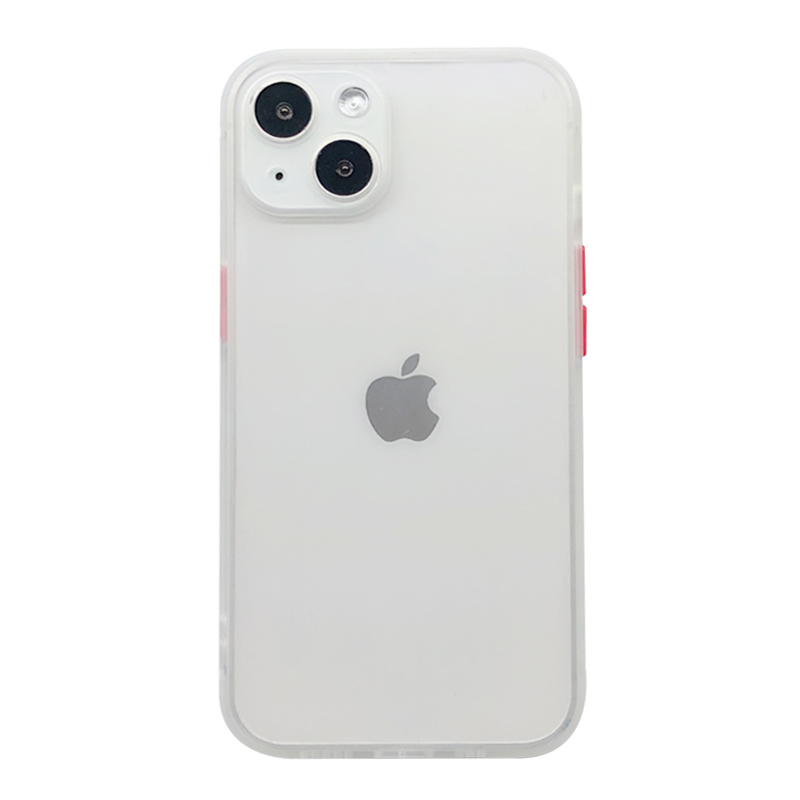 ins直角黑白适用于苹果13手机壳iPhone15promax全包14pro简约12promax男11透明xr肤感7plus女8防摔xs保护套 - 图0