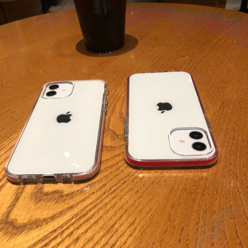 彩色边适用于苹果13手机壳全包iPhone15promax透明14防摔12硅胶11promax软壳xr简约7/8plus男女xsmax保护套 - 图1