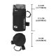Bicycle water bottle bag, insulated water cup bag, front bag