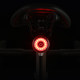 Inductive brake tail light intelligent night riding light warning equipment