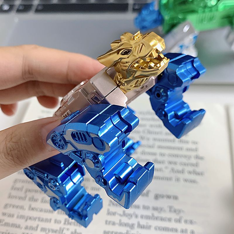 新款指尖变形陀螺炫酷恐龙丝滑造型解压神器儿童益智玩具指尖陀螺 - 图1