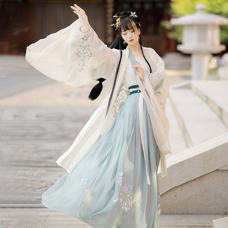 劲合夫诸正品原创女重工刺绣汉服 劲合服饰汉服