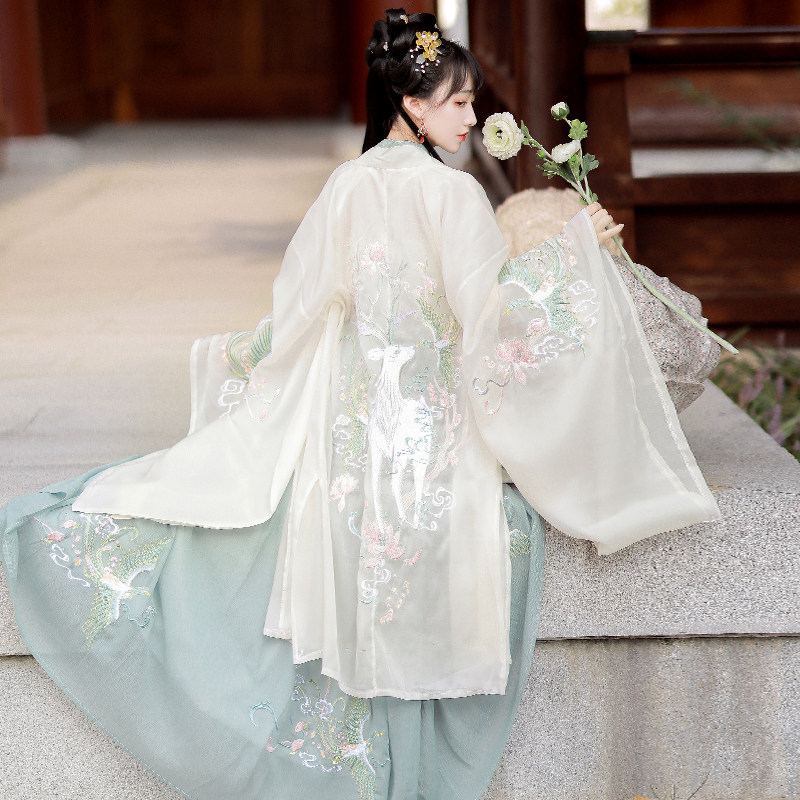 劲合夫诸正品原创女重工刺绣汉服 劲合服饰汉服