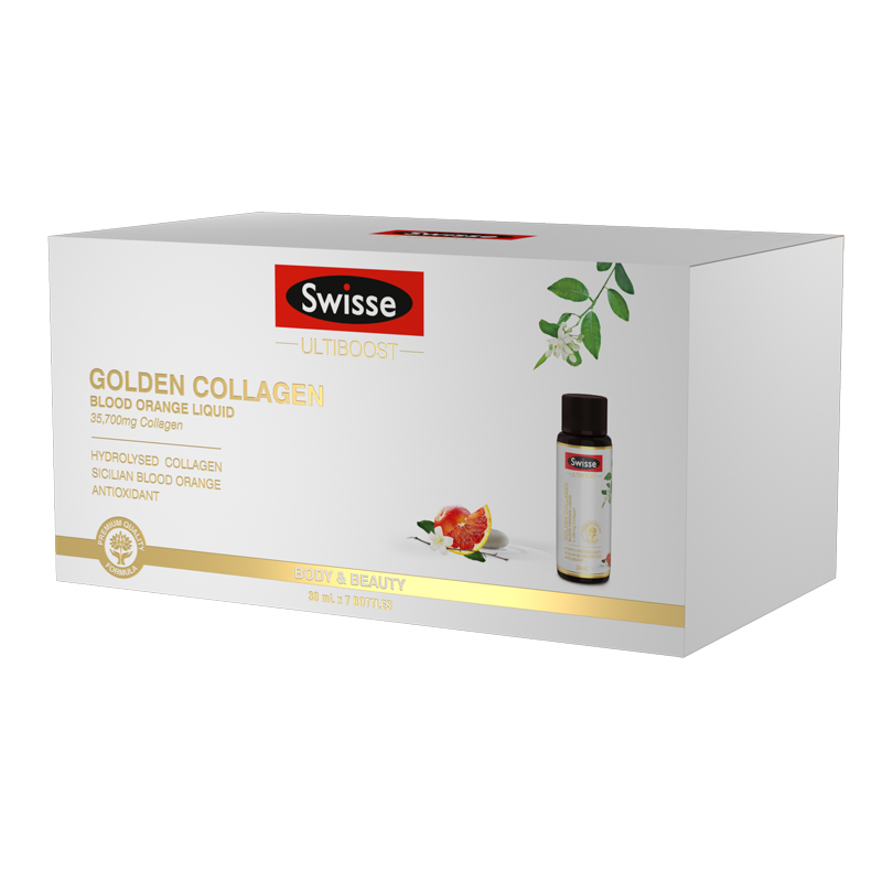 天猫超市Swisse斯维诗血橙小Q瓶胶原蛋白液精华饮料30ml*7瓶热巴同款0