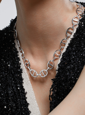 APM Monaco 小猪鼻子链环项链高级感女款 送女友生日礼物配饰