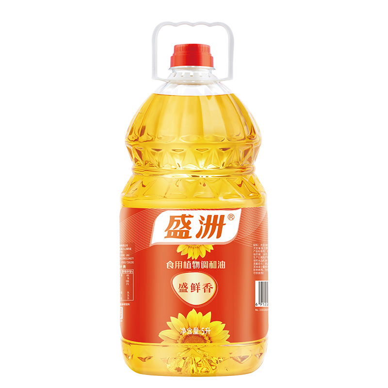 盛洲盛鲜香调和油5升 食用油植物油桶装调和油炒菜食堂家用油