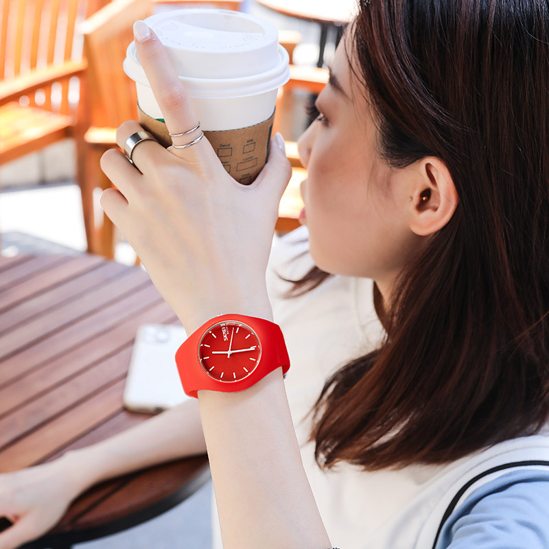 女款学生潮流休闲小众轻奢气质手表 莱宾吉国产腕表