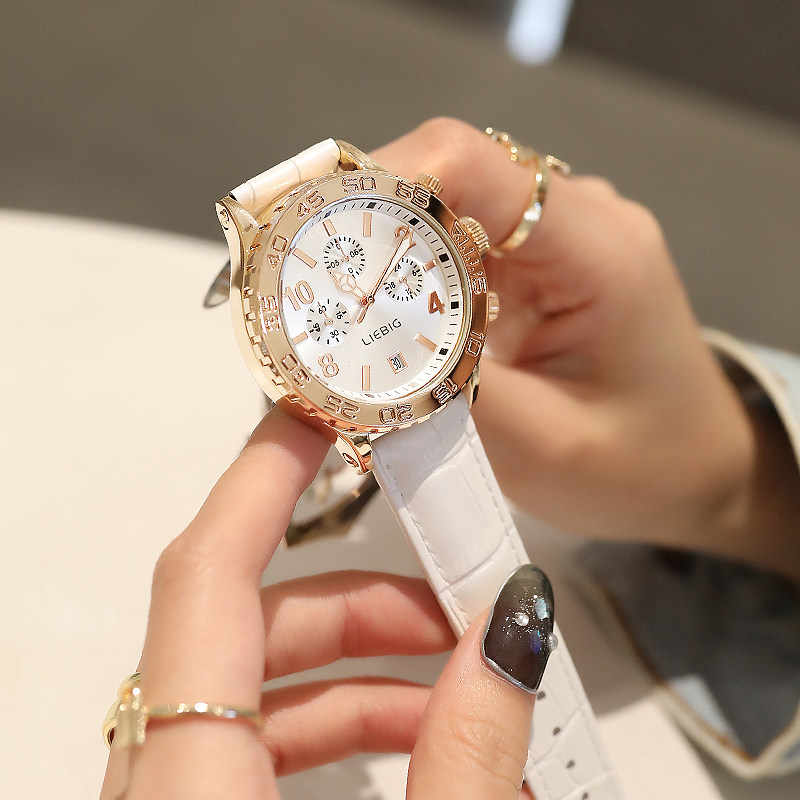 女时尚新款小众简约高级感石英表 莱宾吉国产腕表