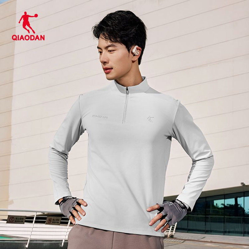 乔丹男长袖T恤衫2025年秋季新款运动休闲商场同款QDETL3254437,淘宝优惠券,粉丝福利购,淘宝优惠卷