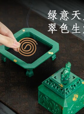 复古瑞兽铜香炉家用供奉