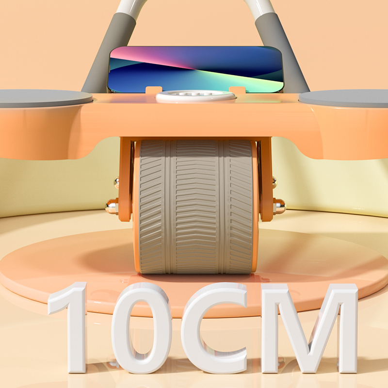 SEAN LEE肘撑健腹轮自动回弹卷腹肌轮瘦肚子计时健身器材神器家用 - 图1