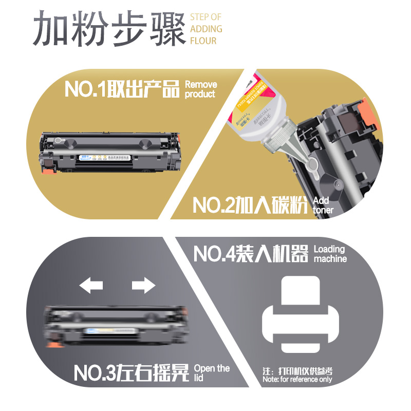 【顺丰】适用惠普P1102W硒鼓M1132MFP墨盒 M1212nfM 1217nfw M1214nfh打印机碳粉盒CE285A HP85A易加粉硒鼓 - 图2