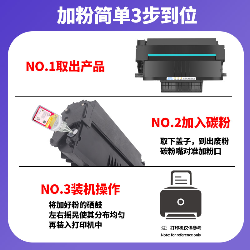 威斯卡适用联想M7025硒鼓M7125 LD2770粉盒 施乐3100mfp SAGEM赛杰mf5401c mf5431c墨盒 mf5461c打印机硒鼓 - 图2