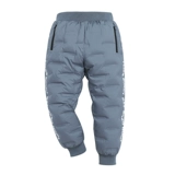 Детские удерживающие тепло зимние штаны с пухом для мальчиков, увеличенная толщина, подходит для подростков