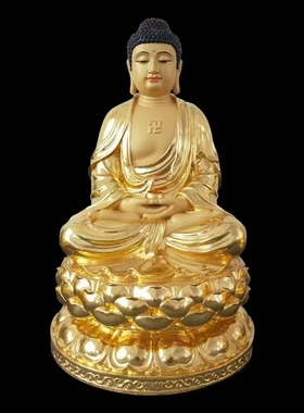 娑婆三圣木雕 释迦牟尼佛 观音菩萨 地藏王菩萨