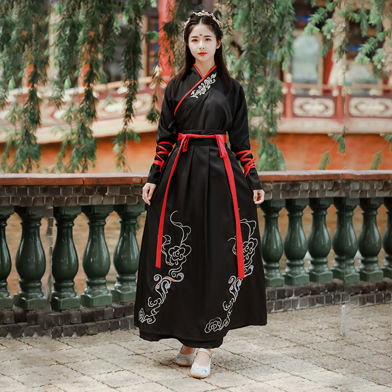 日常改良汉服男女通用书生情侣襦裙 澳东秀民族服装/舞台装