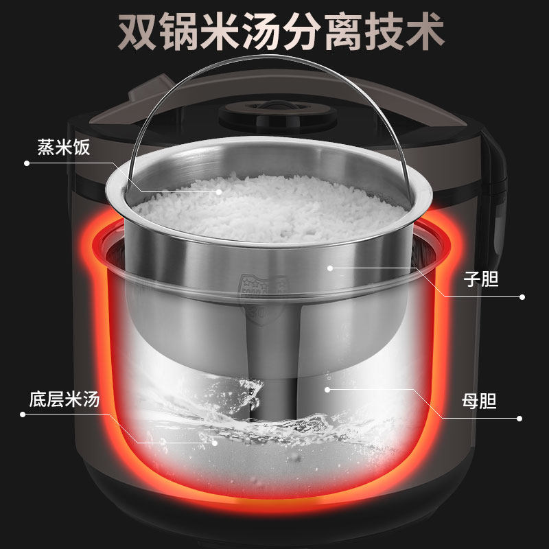 非脱糖降糖米汤分离家用低糖电饭煲 何大厨电饭煲