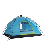 Дорожная автоматическая двухэтажная портативная пляжная палатка для путешествий для кемпинга, палатка на 3-4 человек, полностью автоматический, увеличенная толщина